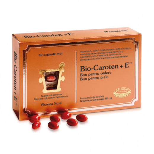 Bio-Caroten + Vitamina E 60 capsule