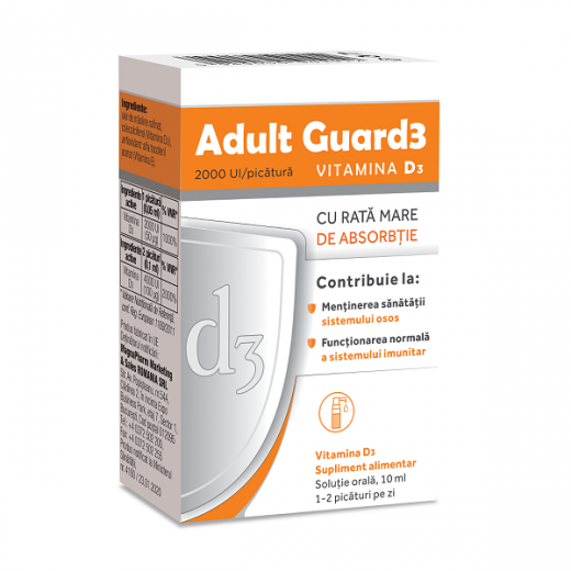 Evital Adult Guard 3 2000 UI Vitamina D3 10 ml