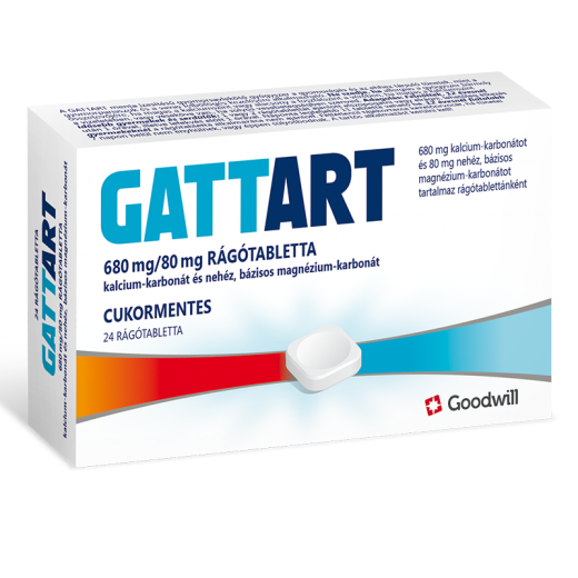 Gattart 680 mg/80 mg x 24 comprimate - Alkaloid