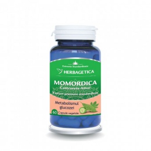 Herbagetica Momordica Extract Castravete Amar 60 capsule