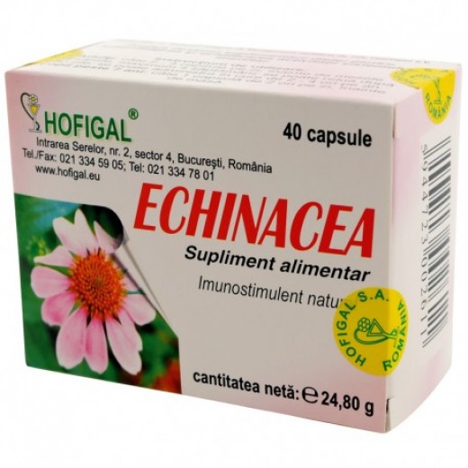 Hofigal Echinaceea extract concentrat 40 capsule