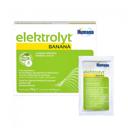 Humana Elektrolyt cu banana 75g 