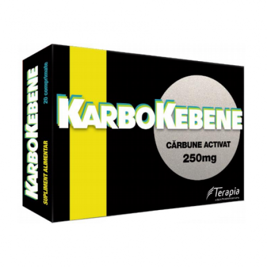 KarboKebene 250mg x 20 comprimate