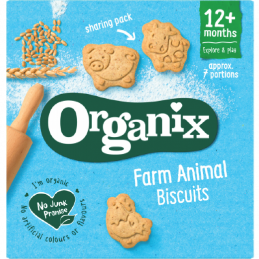 Organix Goodies Biscuiti cu forma de Animale 100g 12+
