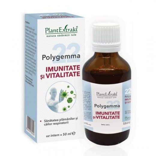 Polygemma nr. 22 Imunitate si Vitalitate 50ml  - Plant Extrakt