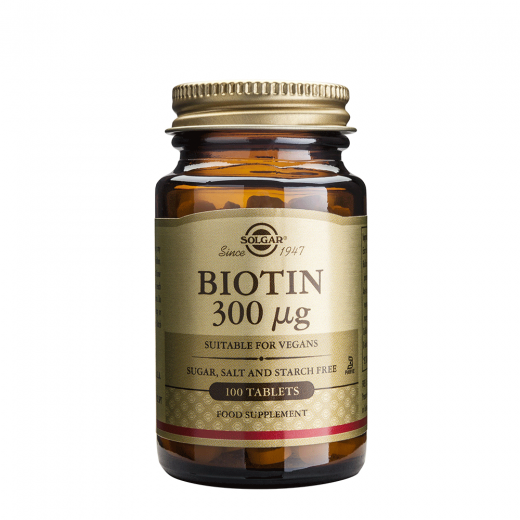 Solgar Biotin 300mcg x 100 tablete