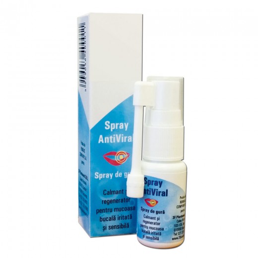Spray Antiviral pentru cavitatea bucala 15ml -  3F Plantamed