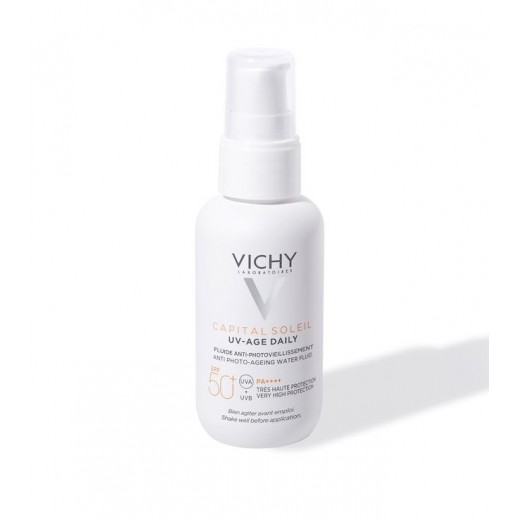 Vichy Capital Soleil UV Age daily fluid impotriva foto-imbatranirii SPF50+ non-tinted 40ml